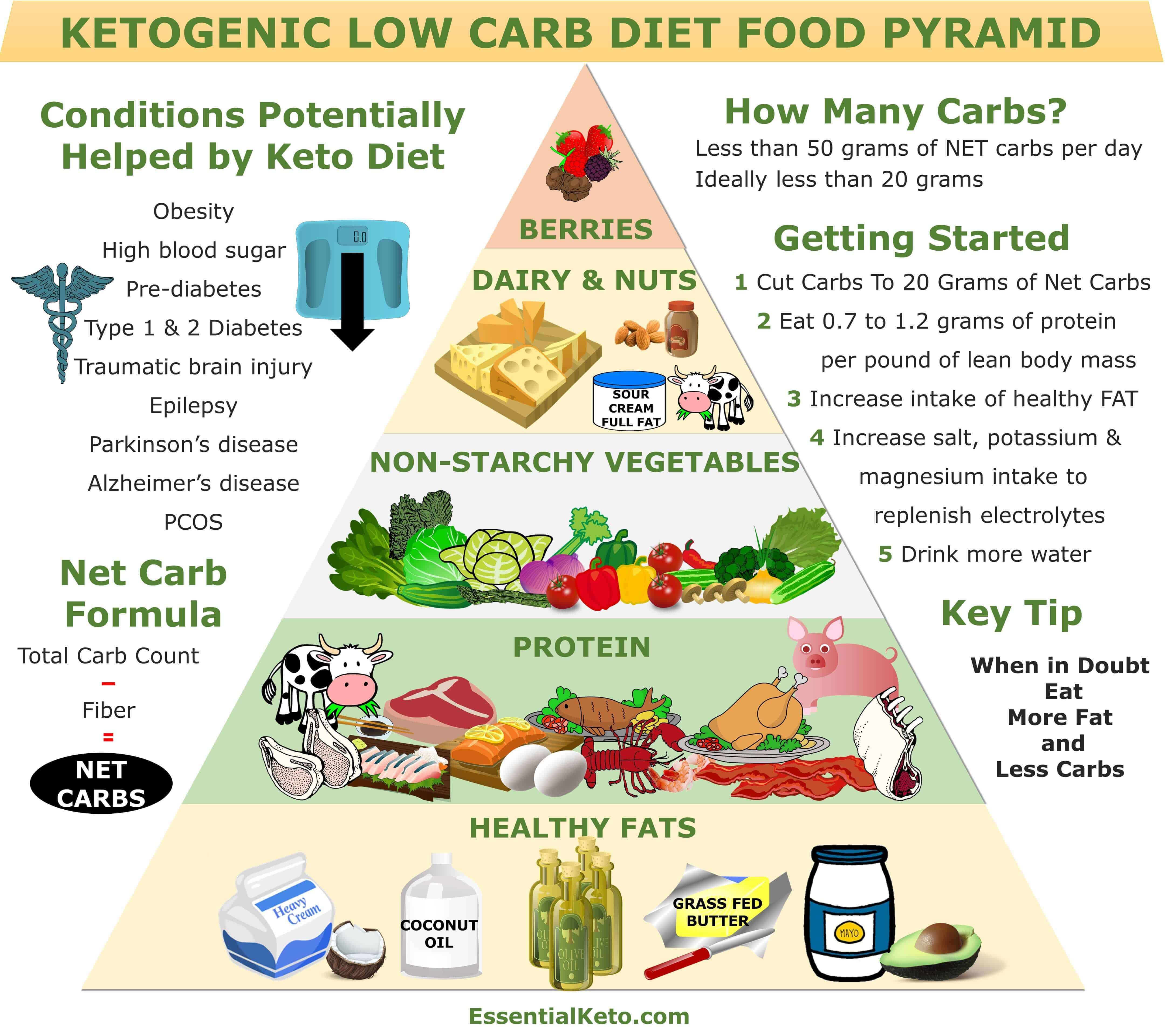 Keto Food Pyramid Essential Keto